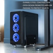 NewStar Adjustable Computer Tower Stand Black