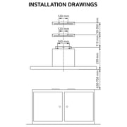LG 2023 Built In Hood With Easy Touch Control