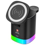 Swiss Military 3-in-1 Wireless Charger Black