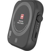Swiss Military Power Bank 5000mAh Black W-Charging-5K