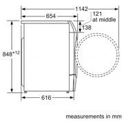 Bosch Series 8 Front Load Washer & Dryer 10 kg / 6 kg WNC254A0GC