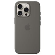 Apple MagSafe Silicone Case Stone Grey iPhone 16 Pro