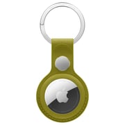 Apple AirTag FineWoven Key Ring Chartreuse