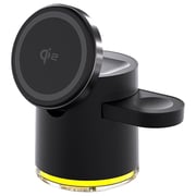 Inet 4-in-1 MagSafe Wireless Charger Black
