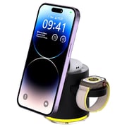 Inet 4-in-1 MagSafe Wireless Charger Black