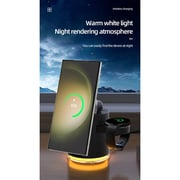 Inet 4-in-1 MagSafe Wireless Charger Black
