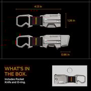 Spigen 1 Pc Keychain Pocket Knife Gunmetal