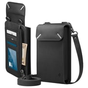 Spigen Shoulder Phone Bag with Card Holder Black