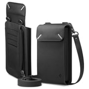 Spigen Shoulder Phone Bag with Card Holder Black