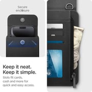 Spigen Shoulder Phone Bag with Card Holder Black