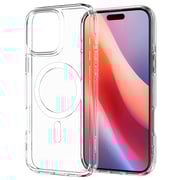 Spigen Crystal Hybrid MagFit Case White/Clear iPhone 16 Pro