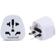Travelmall 1 Pc World Travel Adaptor White