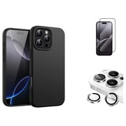 Fitit MagSafe Case with Screen Protector and Lens Protector Black iPhone 16 Pro Max