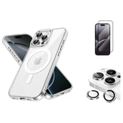 Fitit MagSafe Case with Screen Protector and Lens Protector Clear iPhone 16 Pro Max