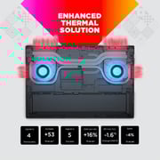 HP Omen Gaming (2023) Laptop - 13th Gen / Intel Core i9-13900HX / 16.1inch FHD / 512GB SSD / 16GB RAM / NVIDIA GeForce RTX 4060 Graphics / Windows 11 / English Keyboard / Black / International Version - [16-fwoo83dx]
