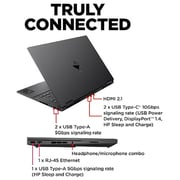 HP Omen Gaming (2023) Laptop - 13th Gen / Intel Core i9-13900HX / 16.1inch FHD / 512GB SSD / 16GB RAM / NVIDIA GeForce RTX 4060 Graphics / Windows 11 / English Keyboard / Black / International Version - [16-fwoo83dx]
