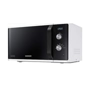 Samsung Microwave , 800 W , 23 L Cooking Chamber / 48.9 cm Width / Scratch-Resistant Ceramic Enamel Interior / 6 Power Levels / White - MS23K3614AW/EG