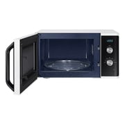 Samsung Microwave , 800 W , 23 L Cooking Chamber / 48.9 cm Width / Scratch-Resistant Ceramic Enamel Interior / 6 Power Levels / White - MS23K3614AW/EG