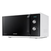 Samsung Microwave , 800 W , 23 L Cooking Chamber / 48.9 cm Width / Scratch-Resistant Ceramic Enamel Interior / 6 Power Levels / White - MS23K3614AW/EG