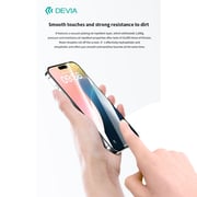 Devia Full Screen Entire View Screen Protector Black/Clear iPhone 16 Pro Max