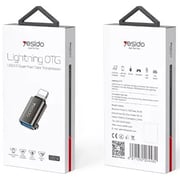 Yesido OTG Lightning To USB OTG Adapter Black