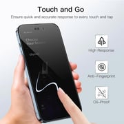 E-Den Privacy Screen Protector Black iPhone 16 Pro