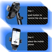 Yesido 2-in-1 Wireless Charging Car Holder Set Black