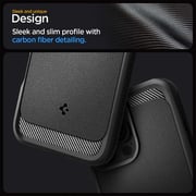 Spigen Rugged Armor MagFit Case Matte Black iPhone 16 Pro