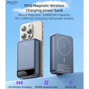 Yesido Power Bank 20000mAh Gray YP50