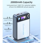 Yesido Power Bank 20000mAh Gray YP50