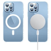 E-Den MagSafe Case With Screen Protector Transparent iPhone 16 Pro