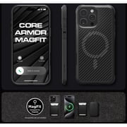 Spigen Core Armor MagFit Case Matte Black iPhone 16 Pro Max