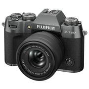 Fujifilm X-T50 Mirrorless Camera Charcoal Silver + 15-45mm Lens Kit