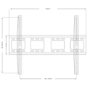 Beetec Fixed TV Wall Mount Black