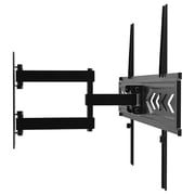 Beetec Double Arm Swivel TV Wall Mount Black