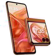 Motorola Razr 50 256GB Spritz Orange 5G Smartphone + Moto Buds+