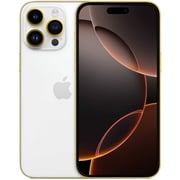 Merlin Craft iPhone 16 Pro Max 256GB Edge of Gold White Titanium