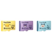 SanDis Pokemon Snorlax microSD Card UHS-I 512GB Purple SDSQXAO-512G-GN6ZK