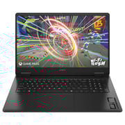 HP Omen Gaming (2024) Laptop - AMD Ryzen 7-8845HS / 17.3inch QHD / 1TB SSD / 16GB RAM / 8GB NVIDIA GeForce RTX 4070 Graphics / Windows 11 Home / English & Arabic Keyboard / Shadow Black / Middle East Version - [17-DB0002NE]