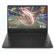 HP Omen Gaming (2024) Laptop - AMD Ryzen 9-8945HS / 17.3inch QHD / 1TB SSD / 32GB RAM / 8GB NVIDIA GeForce RTX 4060 Graphics / Windows 11 Home / English & Arabic Keyboard / Shadow Black / Middle East Version - [17-DB0000NE]
