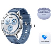 Huawei Watch GT5 Smart Watch 46mm Vili - Blue Woven Strap + Freebuds 5i (VLI-B19)