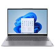 Lenovo ThinkBook 16 G7 IML (2024) Laptop - 1st Series / Intel Core Ultra 7-155H / 16inch WUXGA / 512GB SSD / 8GB RAM / Shared Intel Arc Graphics / English & Arabic Keyboard / Arctic Grey / Middle East Version - [21MS0022AX]