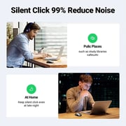 Ugreen Ergonomic Wireless Mouse Black
