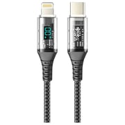 Trands USB-C To Lightning Cable 1m Black