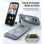 Torras Pstand Series Case Titanium Grey iPhone 16 Pro 6.3Inch