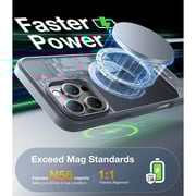 Torras Pstand Series Case Titanium Grey iPhone 16 Pro 6.3Inch