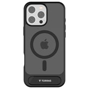Torras Pstand Series Case Black iPhone 16 Pro Max 6.9Inch
