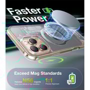 Torras Pstand Series Case Transparent iPhone 16 Pro Max 6.9Inch