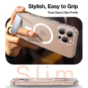 Torras Pstand Series Case Transparent iPhone 16 Pro Max 6.9Inch