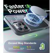 Torras Pstand Series Case Titanium Grey iPhone 16 Pro Max 6.9Inch